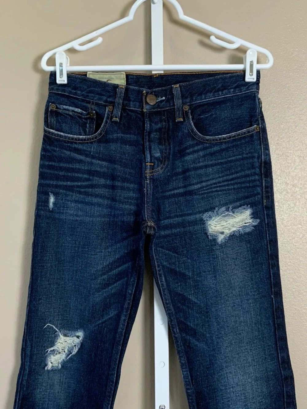 Hollister Distressed Denim Blue Jeans